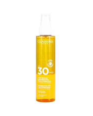 Clarins Strahlendes Sonnenöl Hoher Schutz LSF 30, 150 ml