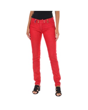 Lange Wendehose aus elastischem Stoff 10DBF0605-B101 woman