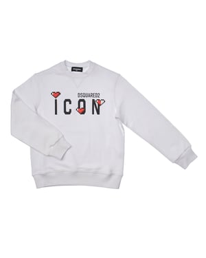 Icon Rundhals-Sweatshirt DQ2033D0-09BDQ Mädchen