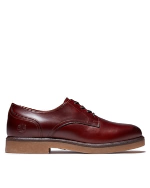 Timberland Cambridge Square Slip-on Red Nubuck Leder Womens Brogues A2G1Z