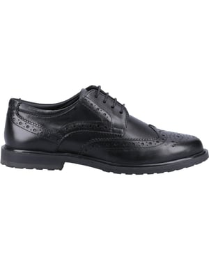 Hush Puppies - Damen Halbschuhe "Verity", Leder (Schwarzer Lack)