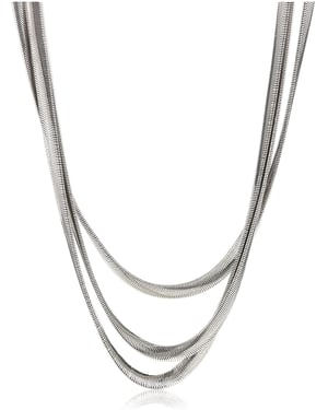 Tommy Hilfiger Damen Edelstahl Halskette - Silber 2700978