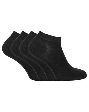 SOCK SNOB - 4 Paar Bambus Low Cut Knöchel Trainer Socken für Männer & Frauen