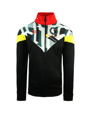 Puma Quatre Cent Quinze Deutschland Herren schwarze Trainingsjacke