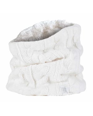 Wärmehalter - Ladies Thick Cable Knit Fleece Lined Neck Warmer