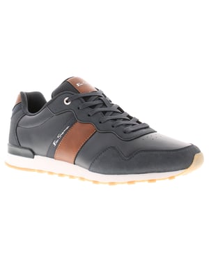 Ben Sherman Owen Retro Herrenblaue Turnschuhe