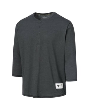 Under Armour X Project Rock 3/4 Graues T -Shirt - Herren