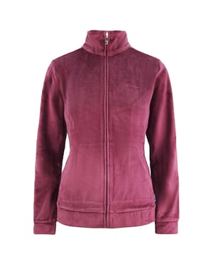 Champion Fleece Womens Purple Track Jacke