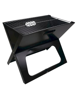 Regatta Faltbarer Holzkohlegrill (Schwarz)