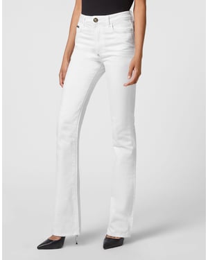 Jeans Flare Fit Skull
