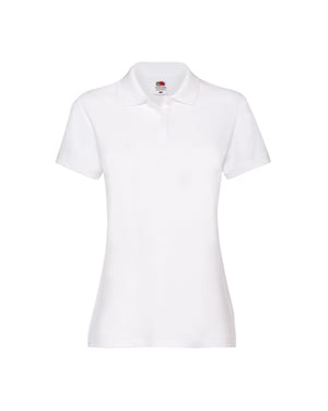 Fruit of the Loom - "Premium 170" Poloshirt für Herren/Damen Unisex (Weiß)