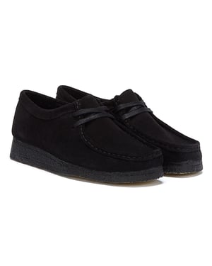 Clarks Originals Wallabee Suede Damen Schuhe - (Schwarz)