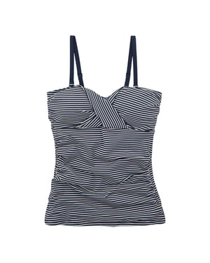 Regatta - "Aceana III" Tankini-Oberteil für Damen (Marineblau/Weiß)
