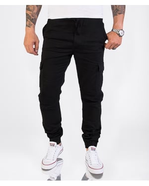 Rock Creek Cargohose Schwarz