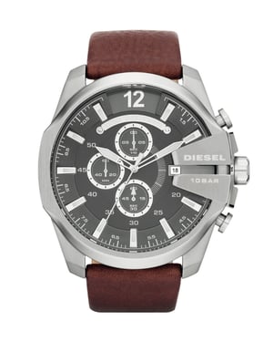 Diesel Mega Chief Herrenbraun Uhr DZ4290
