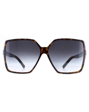 Saint Laurent Square Damen Havanna Blau Gradient SL 232-BETTY