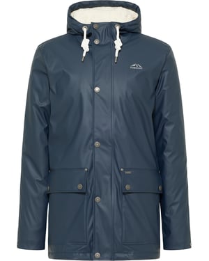 ICEBOUND Regenjacke mit Teddyfutter Herren Marine