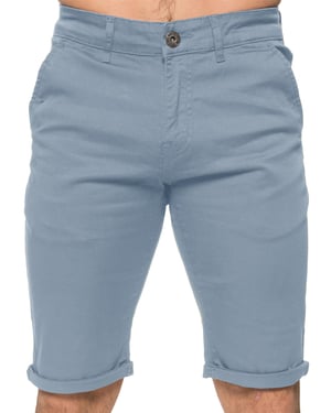 Enzo Herren Slim Fit Stretch Chino Shorts