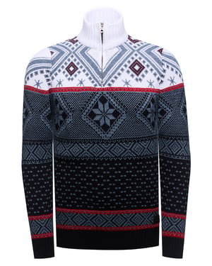Rusty Neal Norweger Pullover Blau