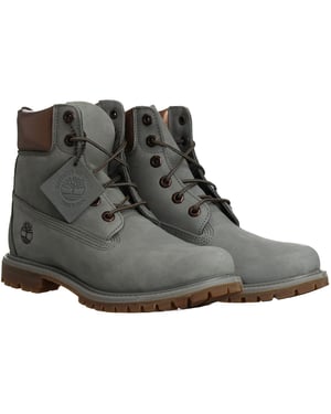 Timberland 6-Zoll Premium wasserdichte Damenstiefel in Grau