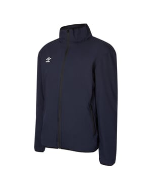 Umbro Mens Club Essential Bonded Jacket (Dunkelmarine/Weiß)