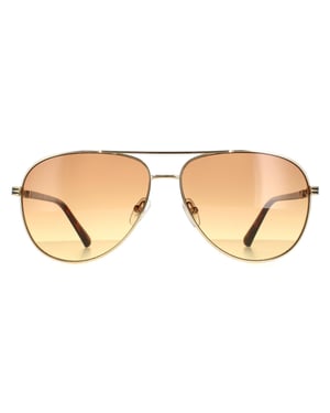 Guess Aviator Herren Gold Braun Farbverlauf GU00043