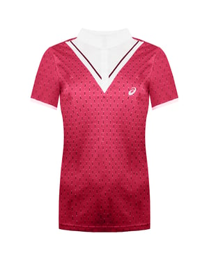 Asics Club Damen-Tennispoloshirt in Rosa
