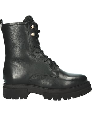 UL85 BLACK - LEATHER BOOT - FUR