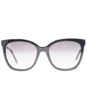 Schwarze Sonnenbrille mit grauem Verlaufsglas von Calvin Klein