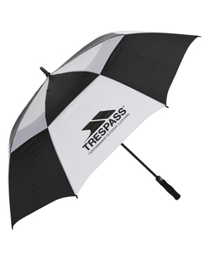 Trespass Catterick - Parapluie automatique (Noir/Blanc)