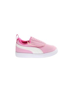 Puma Courtflex V2 gepolstert gegen Kinder rosa Trainer