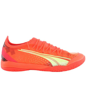 Puma Ultra Ultimate Court Orange Herren-Fußballschuhe
