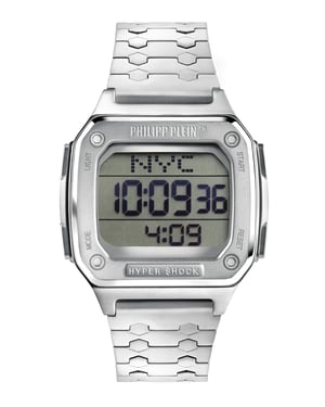 Philipp Plein Hyper $hock Silber Unisex Armbanduhr PWHAA0521