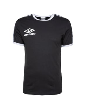 Umbro Kurzarm Crew Hals Black Herren-Ringer T-Shirt 65801U FL3
