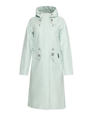 Schmuddelwedda Regenmantel Damen Pastellminze