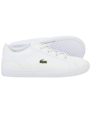 Lacoste Lerond BL 21 1 CUI Weiße Turnschuhe für Kinder