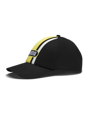 PUMA -Archiv 97 einstellbares schwarzes Gelb Unisex Cap 022564 01