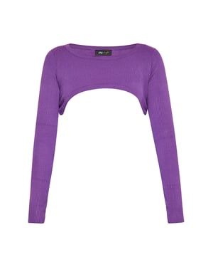 Mymo Crop-Top Damen lila