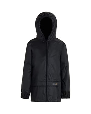 Regatta Great Outdoors Kinder/Kinder Stormbreak Wasserdichte Jacke (Schwarz)
