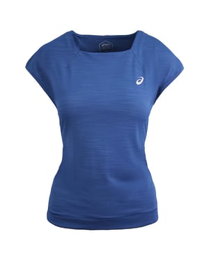 Asics Tennis Womens Blue T-Shirt