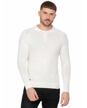 Enzo Milano | Herren Waffelstrick-Pullover