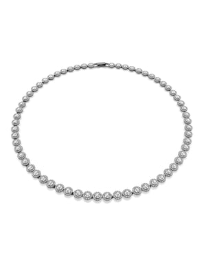 Swarovski 'Una' Damen-Halskette aus Metall - Schwarz 5681057