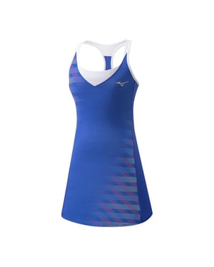 Mizuno Tennis Womens Blue Kleid