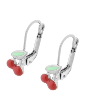Orphelia 'Apfel' Tropfenohrringe aus 925er Sterlingsilber für Kinder - Silber ZO-7149/2