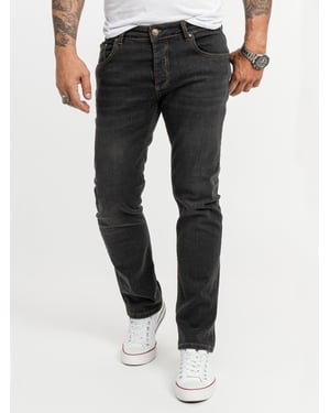 Lorenzo Loren Jeans Straight Leg Dunkelgrau