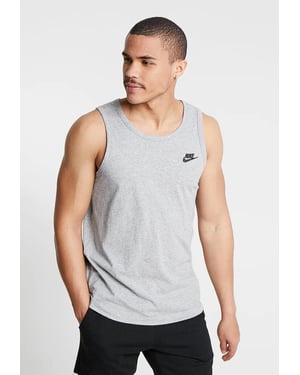 Nike Herren Athletic Gym Casual Vest Tank Top in Grau