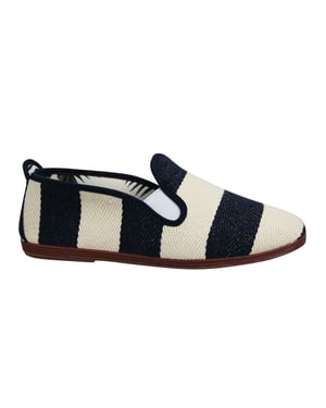 Flosssy Amara Mens Navy/Creme Plimsolls
