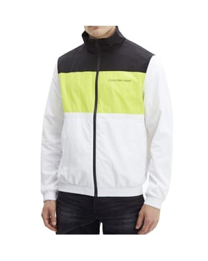 Calvin Klein Herrenjacke mit auffälligem Farbblock-Design