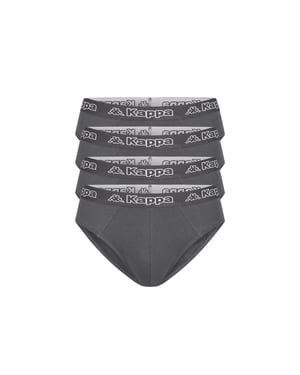 Kappa 4er Set Slip in Anthrazit