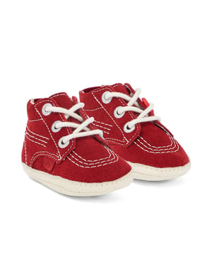 Kickers Hi Crib Kinder Rote Schuhe